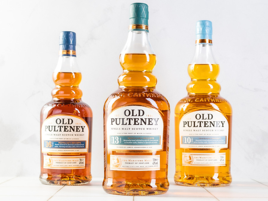 Three aged expressions from Old Pulteney