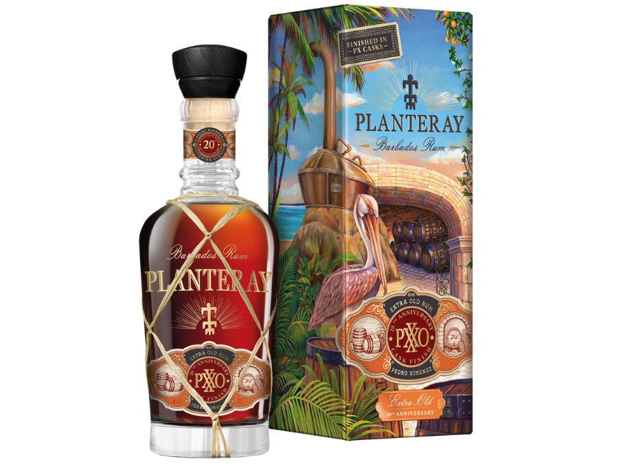 Bottle of and box for Planteray PXXO
