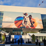 The main entrance to the TFWA World Exhibition & Conference in Cannes in 2024