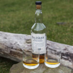 Bottle of Talisker ten-year-old with two glasses
