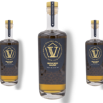 Bottle of V Rum's V Spiced rum