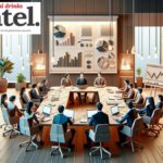 An AI-generated image of a boardroom scenario