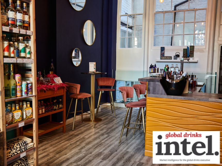 Interior of Club Soda venue in London