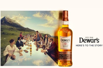 Still image from Dewar's marketing campaign Oct 2024