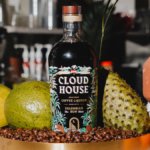 Bottle of Cloud House rum-based coffee liqueur