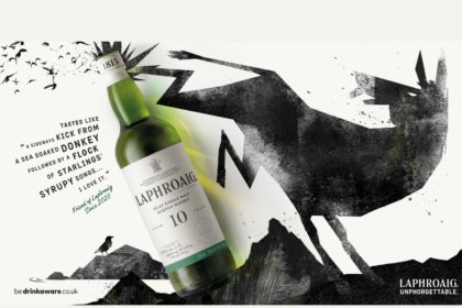 Still image advert for Laphroaig