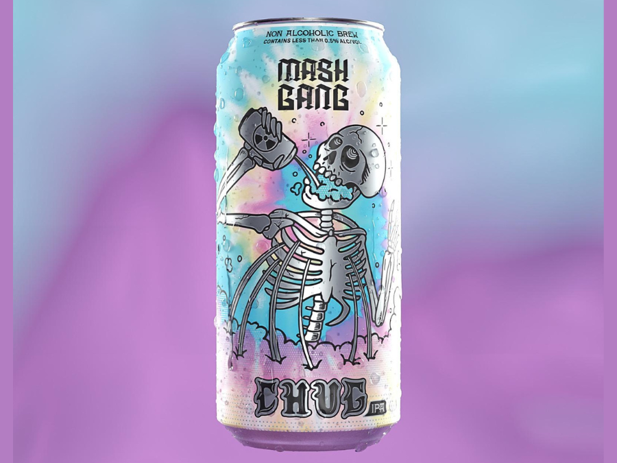 Can of Mash Gang non-alc beer