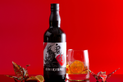 Bottle of Onikishi Japanese whisky