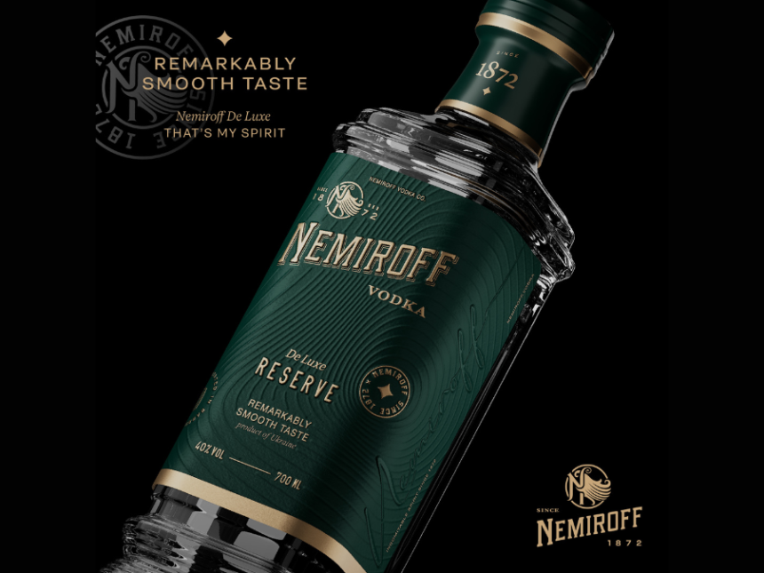 Bottle of Nemiroff De Luxe RESERVE