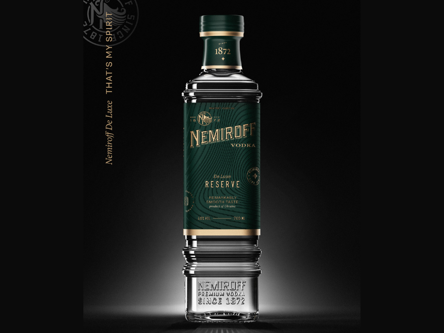 Bottle of Nemiroff De Luxe RESERVE