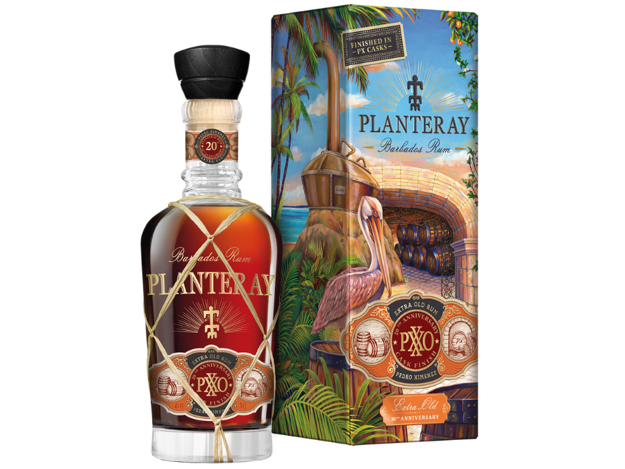 Bottle of and box for Planteray PXXO
