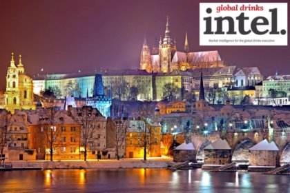 Prague skyline at night