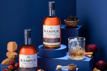Two bottles of Rampur Asava Indian Single Malt Whisky