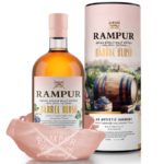 Bottle of and box for Rampur Barrel Blush