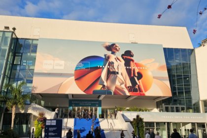 The main entrance to the TFWA World Exhibition & Conference in Cannes in 2024