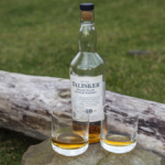 Bottle of Talisker ten-year-old with two glasses