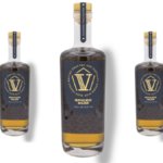 Bottle of V Rum's V Spiced rum