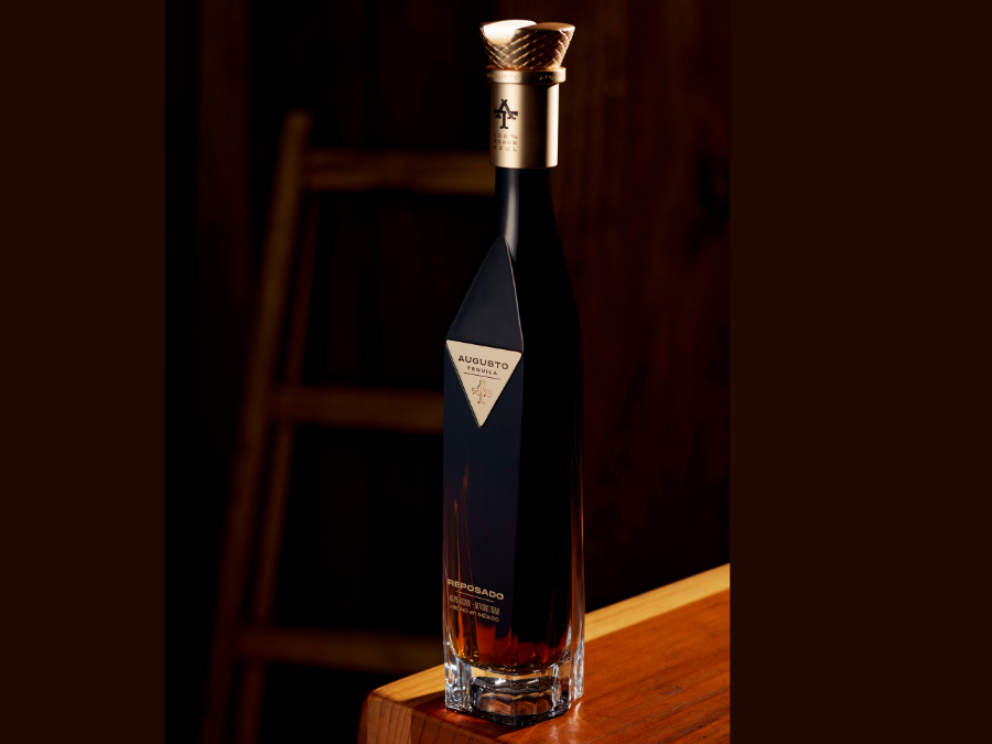 Bottle of Augusto Reposado tequila