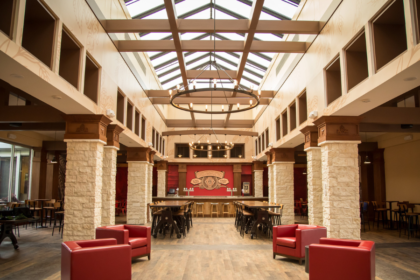 Interior of Anheuser-Busch's brewery in Houston