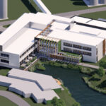 Mock-up of completed R&D Centre for Heineken in Zoeterwoude