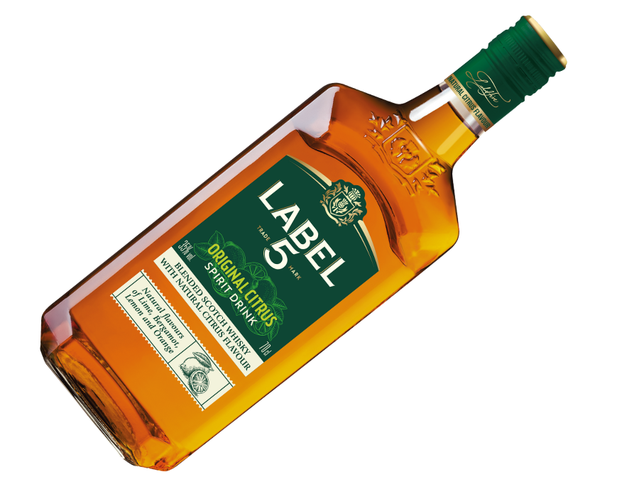 Bottle of Label 5 Original Citrus