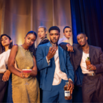 Still image from US marketing campaign for Martell Blue Swift