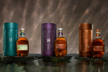 Bottles of and boxes For The Glenrothes The 15, The 18 and The 25