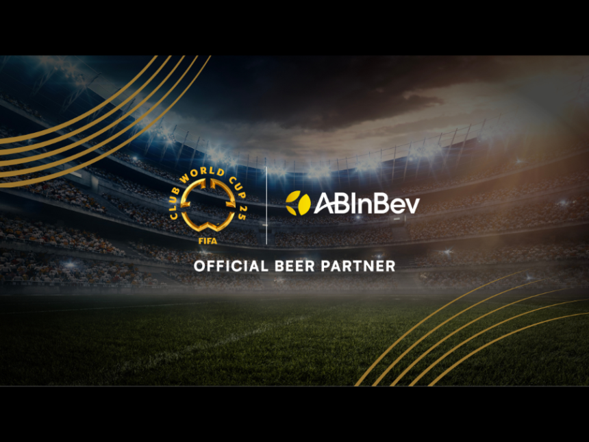 Logos for Anheuser-Busch InBev and FIFA