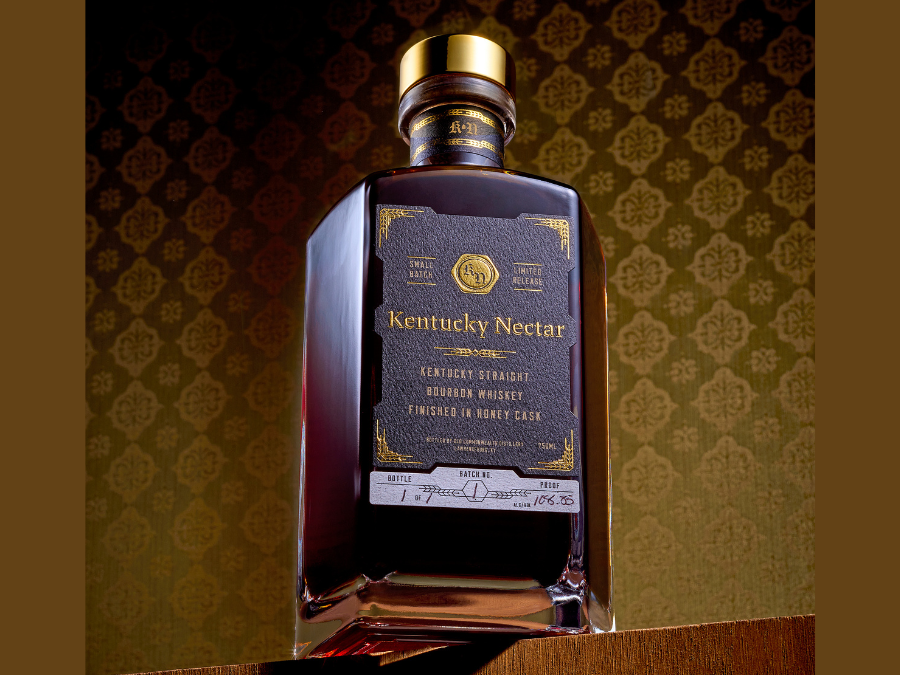 Bottle of Kentucky Nectar bourbon
