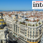 View of Madrid skyline by day