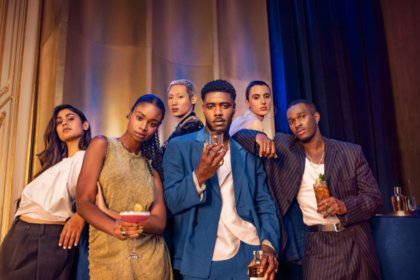 Still image from US marketing campaign for Martell Blue Swift