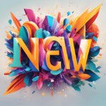 AI-generated image of the word 'New'