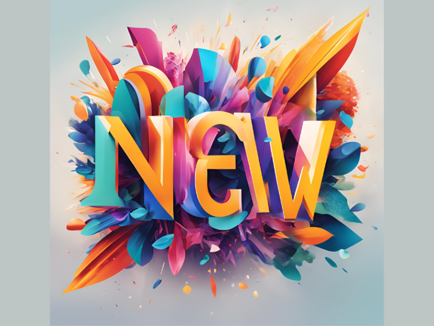AI-generated image of the word 'New'
