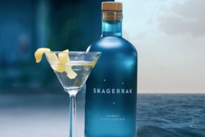 Bottle of Skagerrak Nordic gin