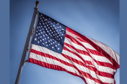 AI-generated image of a US flag