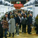 Attendees in one of the halls at Wine Paris