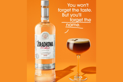 Print advert for Żołądkowa de Luxe vodka