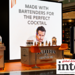 Pop-up display and bar area for Aviation American Gin