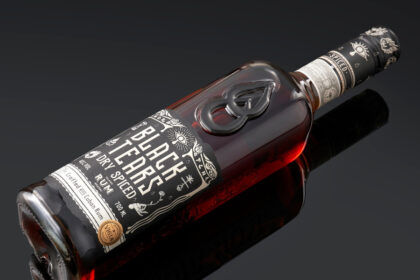 Bottle of Black Tears Spiced Rum