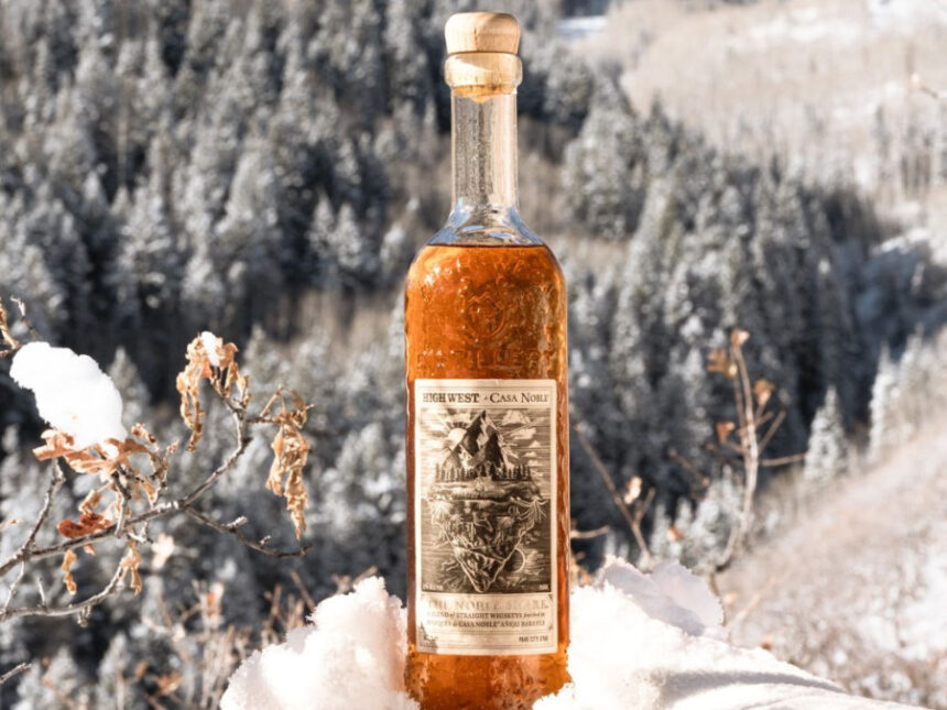 Bottle of High West Distillery and Casa Noble's The Noble Share