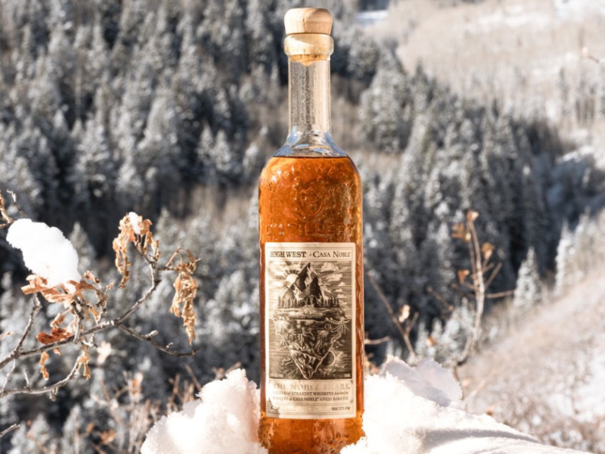 Bottle of High West Distillery and Casa Noble's The Noble Share