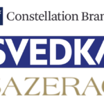 Logos of Constellation Brands, Svedka and Sazerac Co