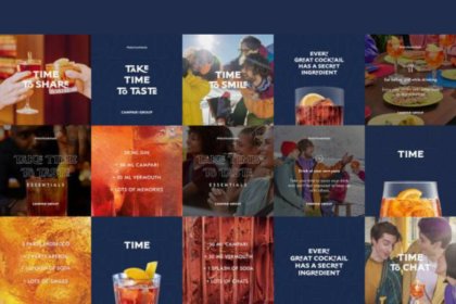 Still image from Campari Group Take Time to Taste campaign