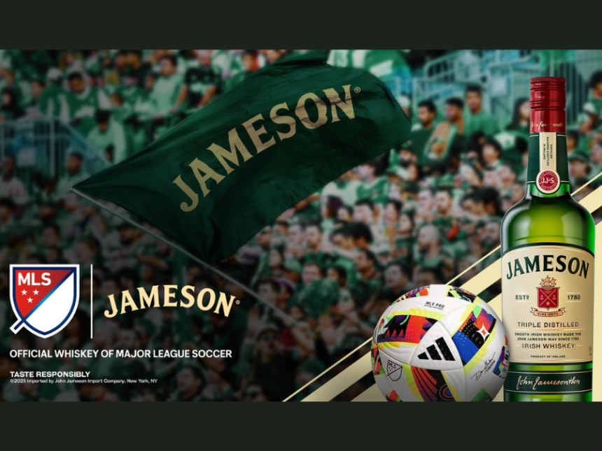 Banner for Jameson's Major League Soccer sponsorship