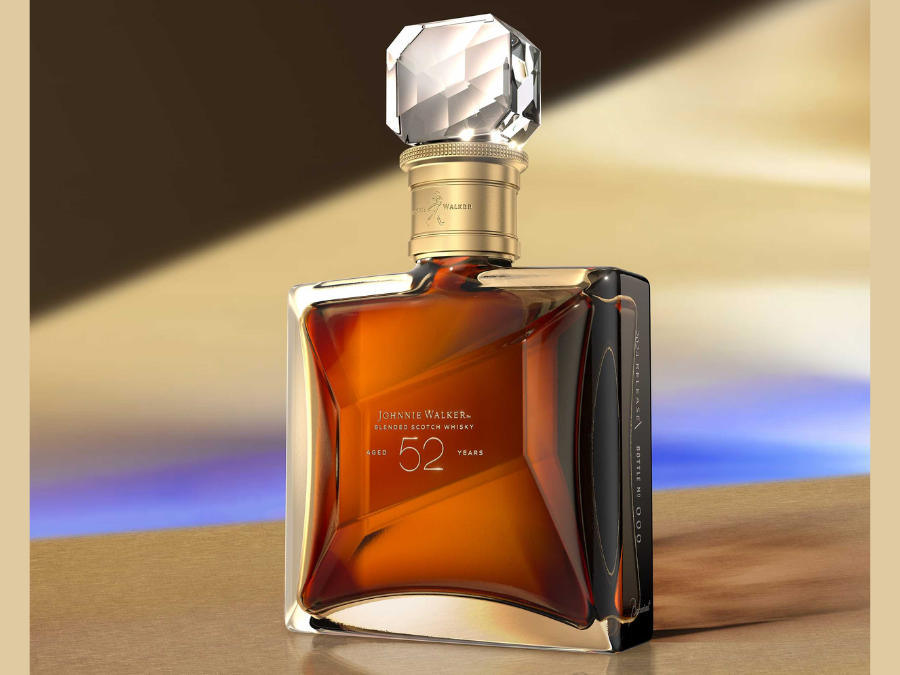 Bottle of Johnnie Walker Aged 52 Years