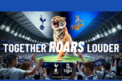 Company-created marketing material for Tiger Beer's marketing arrangement with Tottenham Hotspur