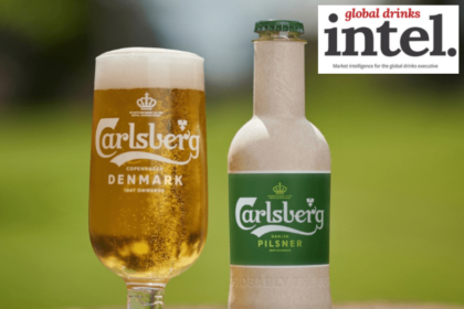 Carlsberg paper-based bottle