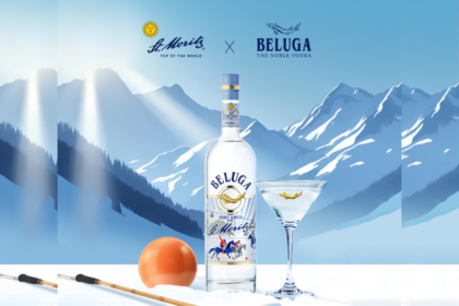 Bottle of Beluga St Moritz