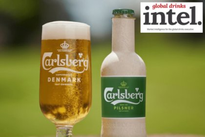 Carlsberg paper-based bottle
