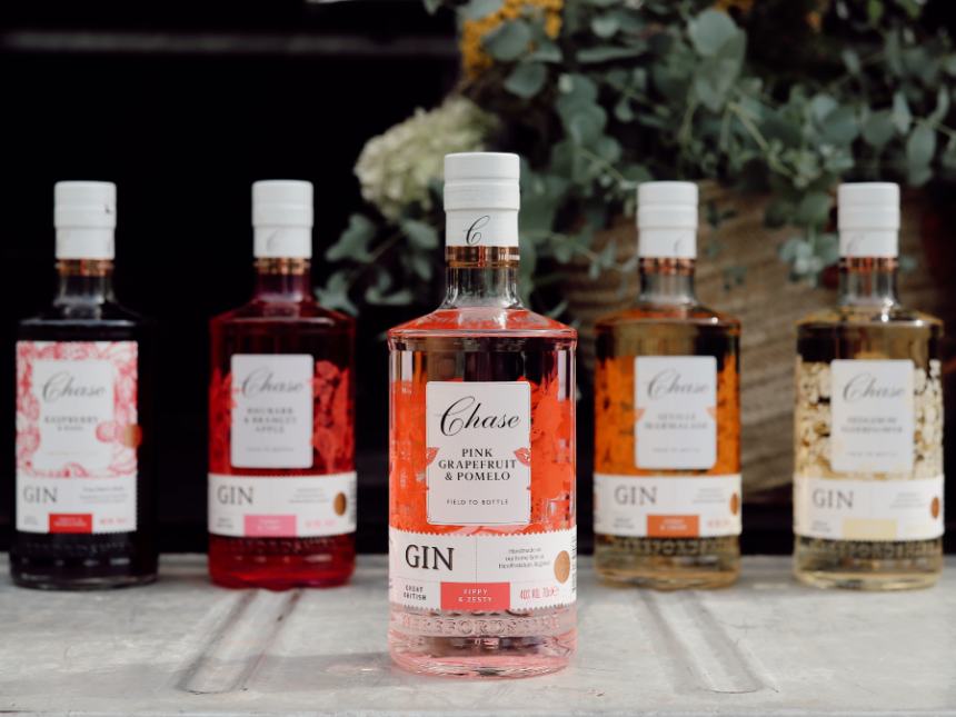 Five expressions in the Chase Gin portfolio